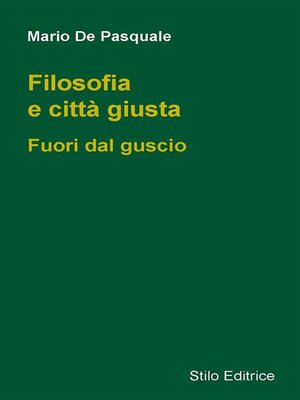 cover image of Filosofia e città giusta